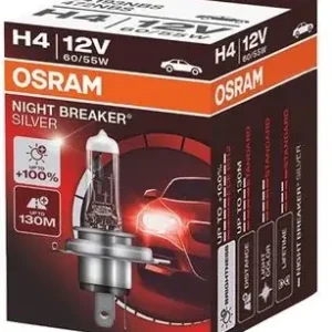 Osram H4 Night Breaker Silver + 100% Box 64193NBS Ekspresowa dostawa