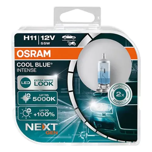Oferta limitowana Żarówka samochodowa H11 Osram Cool Blue Intense 5000K 55W - 2szt