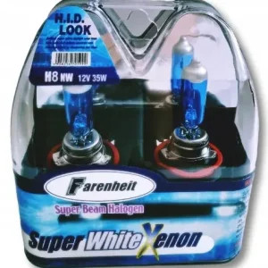 Żarówki White Xenon Farenheit- H8 35W Efekt Xenonu Zamów teraz