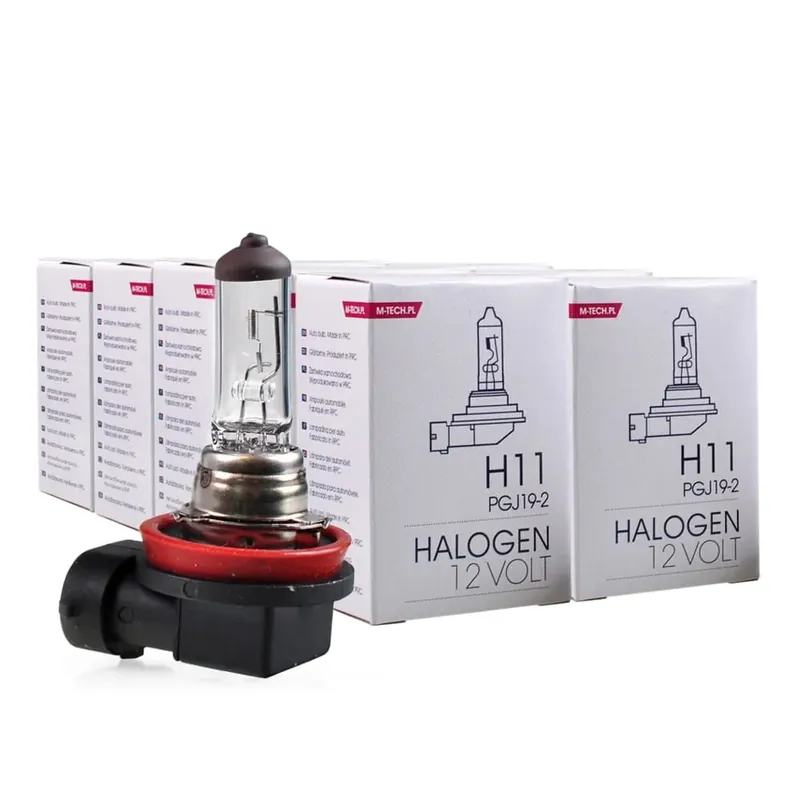 M-Tech Żarówka H11 12V 55W PGJ19-2 - 10 sztuk Wyprzedaż