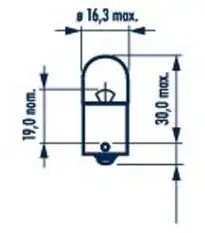 Narva Żarówka, oswietlenie tablicy rejestracyjnej 17311 Premium