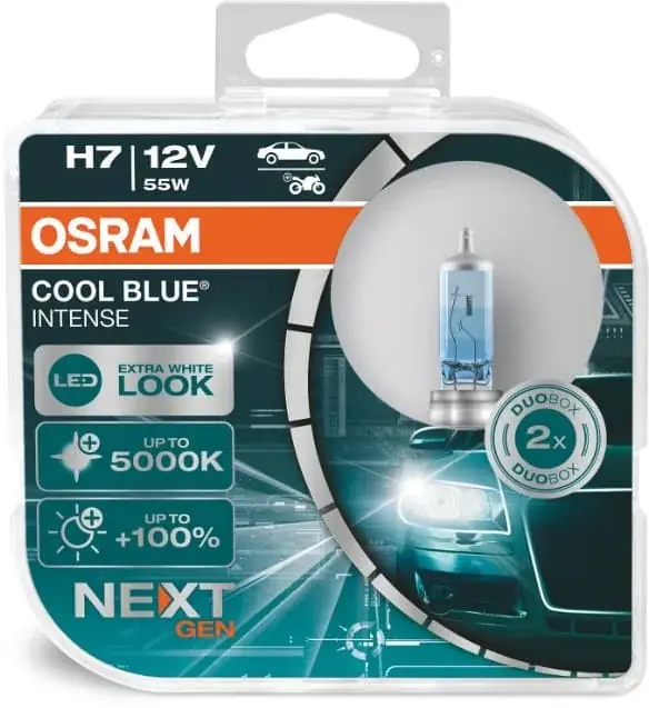 Ekspresowa dostawa OSRAM h7 12v 55w px26d cool blue next gen 2 szt