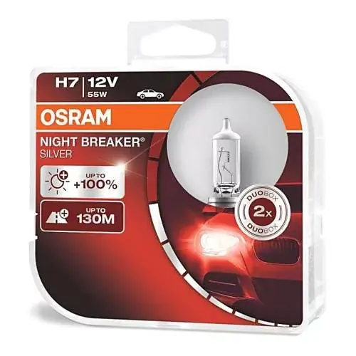 Osram H7 Night Breaker Silver +100% - 2szt Ostatnia szansa