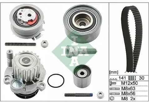 INA Pompa wodna + zestaw paska rozrządu 530 0463 30 Popularny