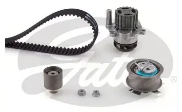 Kup teraz GATES ZESTAW ROZRZ KP55569XS-2 Z POMPĄ WODY AUDI A3/A4/SEAT ALTEA/VW GOLF V 1,4TDI/1,9TDI/2,0TDI 03-