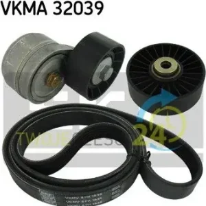Wysoka jakość SKF Zestaw paska klinowego wielorowkowego VKMA 32039