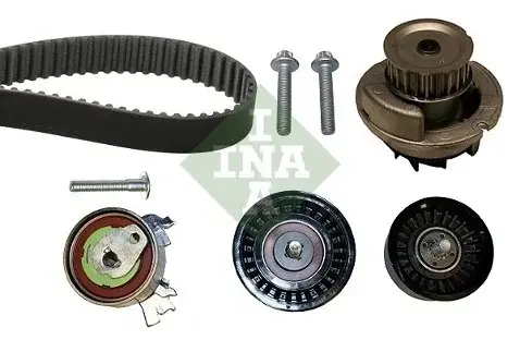 Popularny INA Pompa wodna + zestaw paska rozrządu 530 0441 31