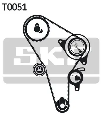 SKF Rozrząd - zestaw paska VKMA 01010 Niska cena