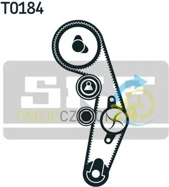 SKF Pompa wodna + zestaw paska rozrządu VKMC 01942 Nowość