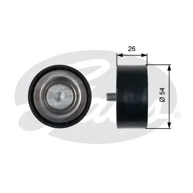 Wysoka jakość rolka kierunkowa / prowadząca, pasek klinowy zębaty Gates T36486