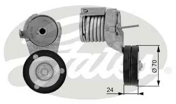 GATES Rolka napinacza, pasek klinowy wielorowkowy T38282 Szybka dostawa