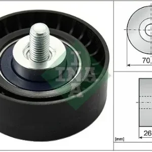 INA rolka kierunkowa / prowadząca, pasek klinowy zębaty 532 0434 10 Bezpieczna płatność