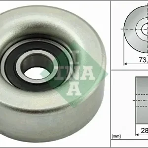 Oferta limitowana INA rolka kierunkowa / prowadząca, pasek klinowy zębaty 532 0783 10