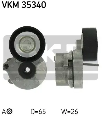 Autentyczny SKF Rolka napinacza, pasek klinowy wielorowkowy VKM 35340