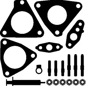 Niska cena Elring Zestaw montażowy, urządzenie ładujące turbo 733.860