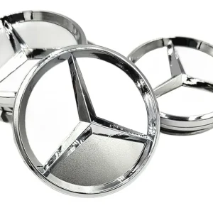 MERCEDES DEKIELKI na felgi zaślepki felg KAPSLE kołpaczki 60mm 4 szt. Promocja