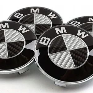 Rabat BMW Dekielki Kapsle 68 mm Carbon 4 sztuki