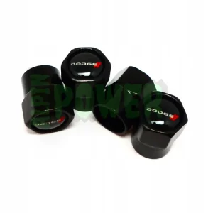 Nakrętki Na Wentyle Wentylki Z Logo DODGE Do Samochodów DODGE Czarne Niska cena