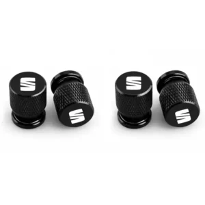 Zamów teraz SEAT Aluminiowe Nakrętki Na Wentyle Do SEAT Nowoczesne i Trwałe Z Logo SEAT