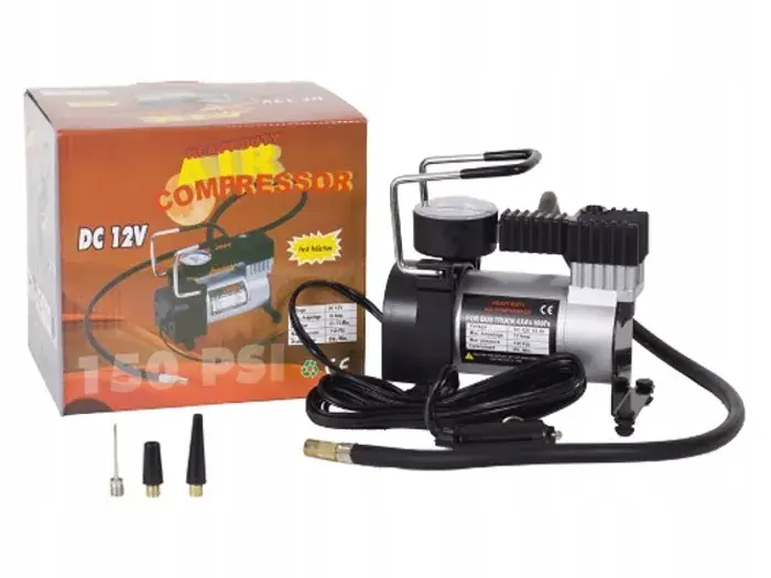 Rabat KOMPRESOR SAMOCHODOWY 150 PSI 12 V FV MOCNY