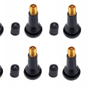 Premium Wentyl do kół bezdętkowych długi zestaw wentylków wentyli 10 szt.