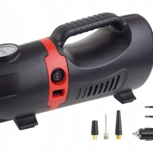 Nowość KOMPRESOR SAMOCHODOWY 12V/230V do kół materacy