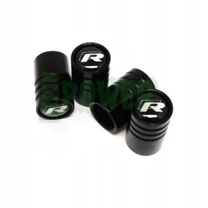 Nakrętki Na Wentyle Do VOLKSWAGEN R Czarny Chom Tuningowe Z Logo VW R Zamów teraz