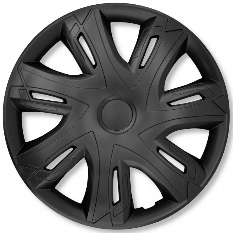 Autentyczny 4x Kołpaki uniwersalne N-Power Black Mat 16 cali na koła samochodowe