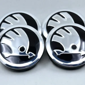 Zwrot pieniędzy 4x Skoda 56/52mm dekielki kapsle 5JA601151A City Octavia Fabia Scala Rapid