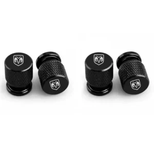 Nowoczesne Stylowe Czarne Nakrętki Na Wentyle DODGE Z Logo DODGE Trwałe Promocja