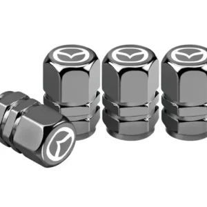 Najlepsza cena Nowoczesne Szare Nakrętki Na Wentyle MAZDA Z Logo MAZDA Trwałe Solidne