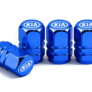 Najlepsza cena Wyjątkowe Niebieskie Nakrętki Na Wentyle Do Samochodów KIA Z Logo KIA