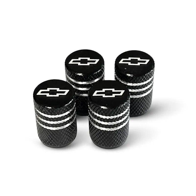 Grawerowane Nakrętki Na Wentyle Premium Do Samochodów Chevrolet Nowość