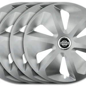 KOŁPAKI 15 NISSAN Almera Micra Primera SREBRNE RCS Bezpieczna płatność