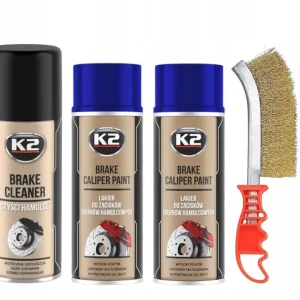Szybka dostawa K2 CALIPER LAKIER FARBA DO ZACISKÓW ODTŁUSZCZACZ SZCZOTKA - NIEBIESKI