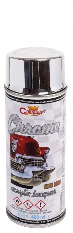 Najlepsza cena Spray Super Chrom Srebrny 400 ml Champion