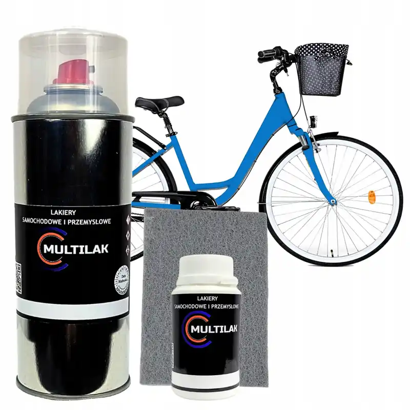 Zwrot pieniędzy Lakier farba w sprayu do ramy rowerowej połysk SET RAL 5015