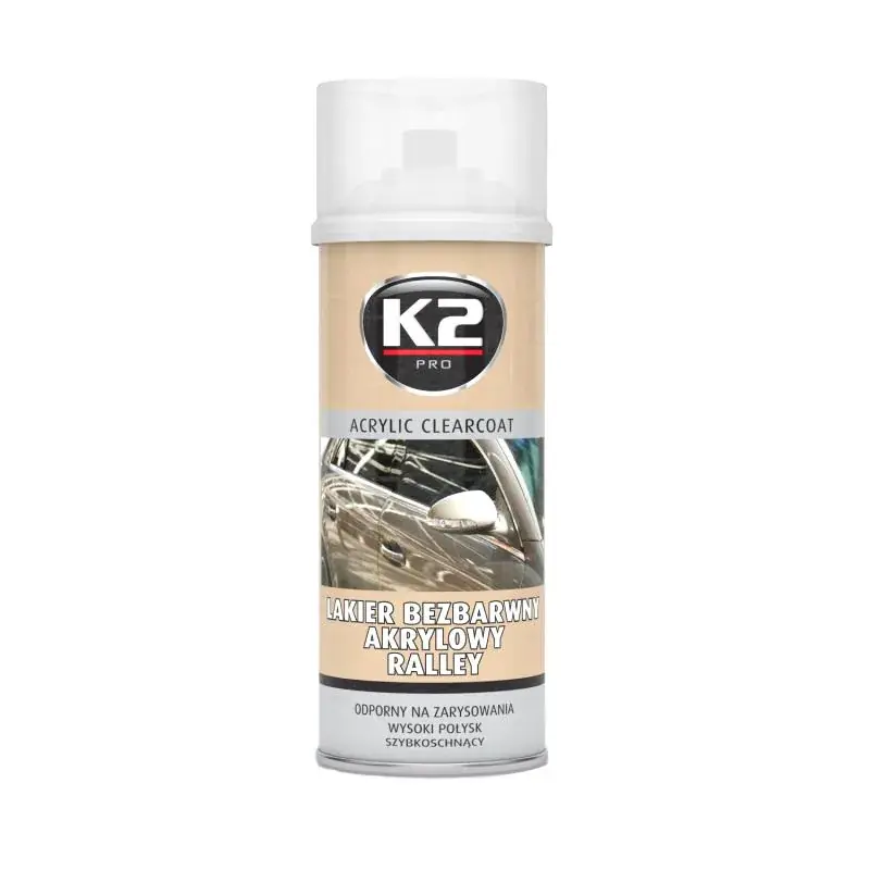 K2 LAKIER BEZBARWNY AKRYLOWY RALLY W SPRAYU 400ML Zamów teraz
