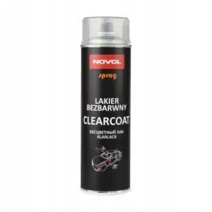 NOVOL LAKIER BEZBARWNY CLEARCOAT SPRAY 500ML Oferta limitowana