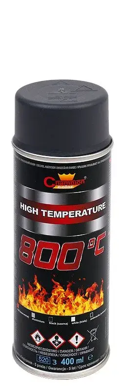 Spray Żaroodporny Antracyt 400 ml Champion Zwrot pieniędzy