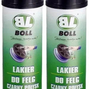 BOLL LAKIER DO FELG W SPRAYU CZARNY POŁYSK 500ML 2 SZTUKI Niska cena