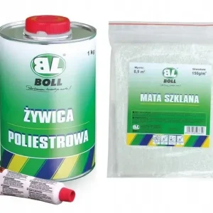 Zamów teraz BOLL ŻYWICA POLIESTROWA 1kg + MATA SZKLANA UBYTKI