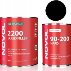 NOVOL SOLID FILLER 2200 PODKŁAD AKRYLOWY CZARNY 3,5L Ostatnia szansa