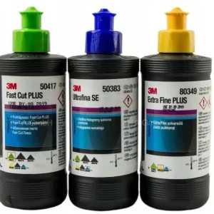 3M Zestaw Past Polerskich 3x 250ML opakowanie zastępcze Bezpieczna płatność