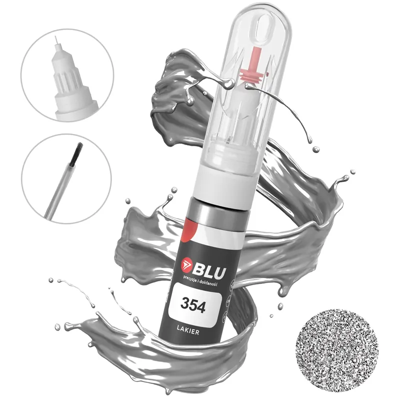 Lakier zaprawka samochodowa 354 srebrny titanumsilver do BMW 2in1 BLU Bezpieczna płatność