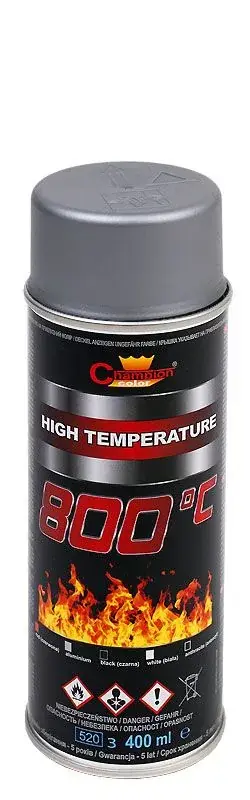 Spray Żaroodporny Aluminiowy 400 ml Champion Popularny