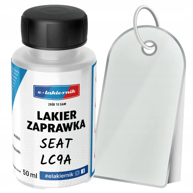 Lakier Zaprawkowy Zaprawka Samochodowy SEAT LC9A / 0Q / 0Q0Q PURE WHITE Darmowa dostawa