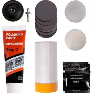 ZESTAW DO POLEROWANIA REGENERACJI REFLEKTORÓW LAMP Kup teraz