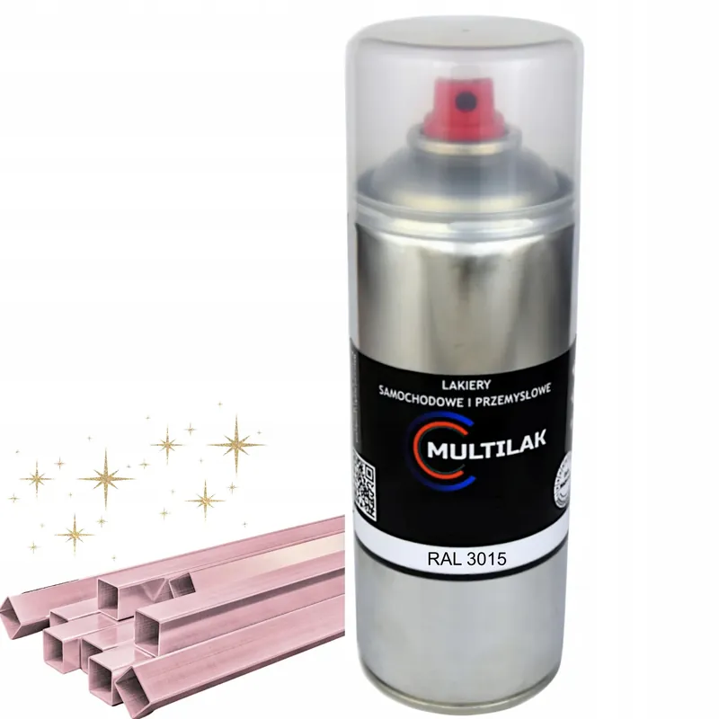 Lakier farba w sprayu do aluminium RAL 3015 Połysk Wyprzedaż