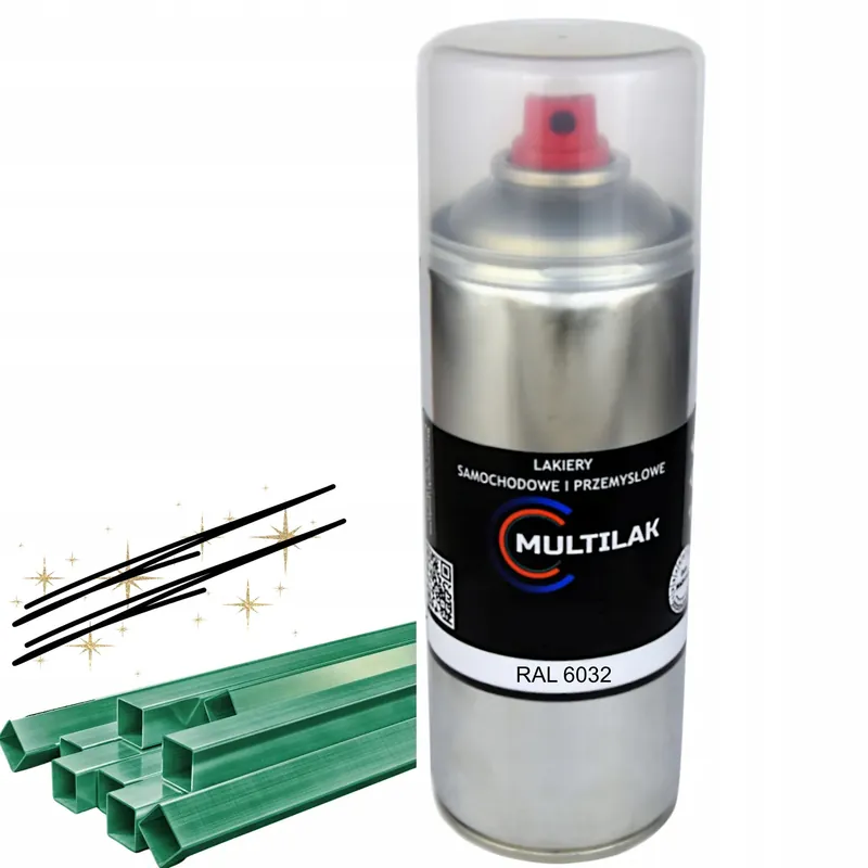 Lakier farba w sprayu do aluminium RAL 6032 Półmat Tani